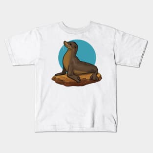 Proud Sea Lion Kids T-Shirt